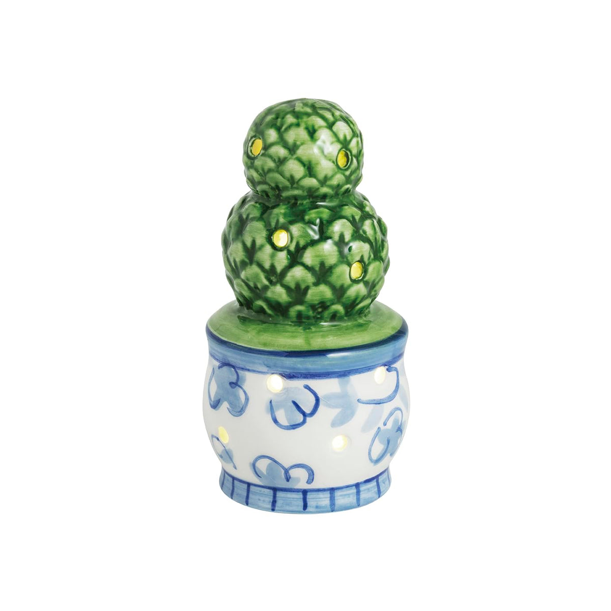 Mud Pie Artificial Plant, 4 1/4" x 2" dia, Green
