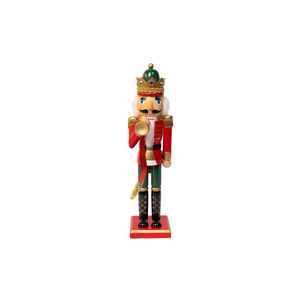 Kurt S. Adler Figurine, 15", Red & Green