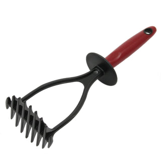 Chef Craft Food Masher, 11.5 inch, Red