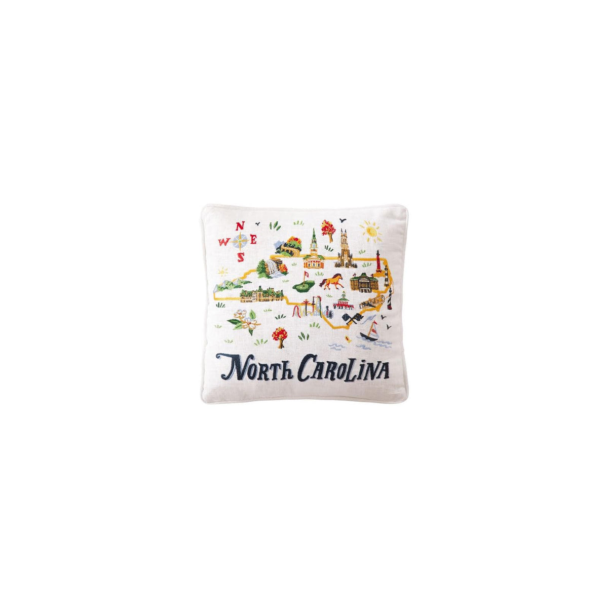 Peking Handicraft Pillow, 14x14 inches, Multicolor