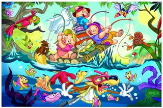The Three Little Pigs Classic Fairy Tales Puzzle, 35 Pieces