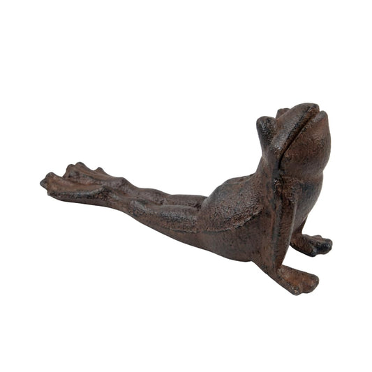 Comfy Hour Frog Door Stop, Cast Iron Yoga Frog Door Stopper, 1 Pc