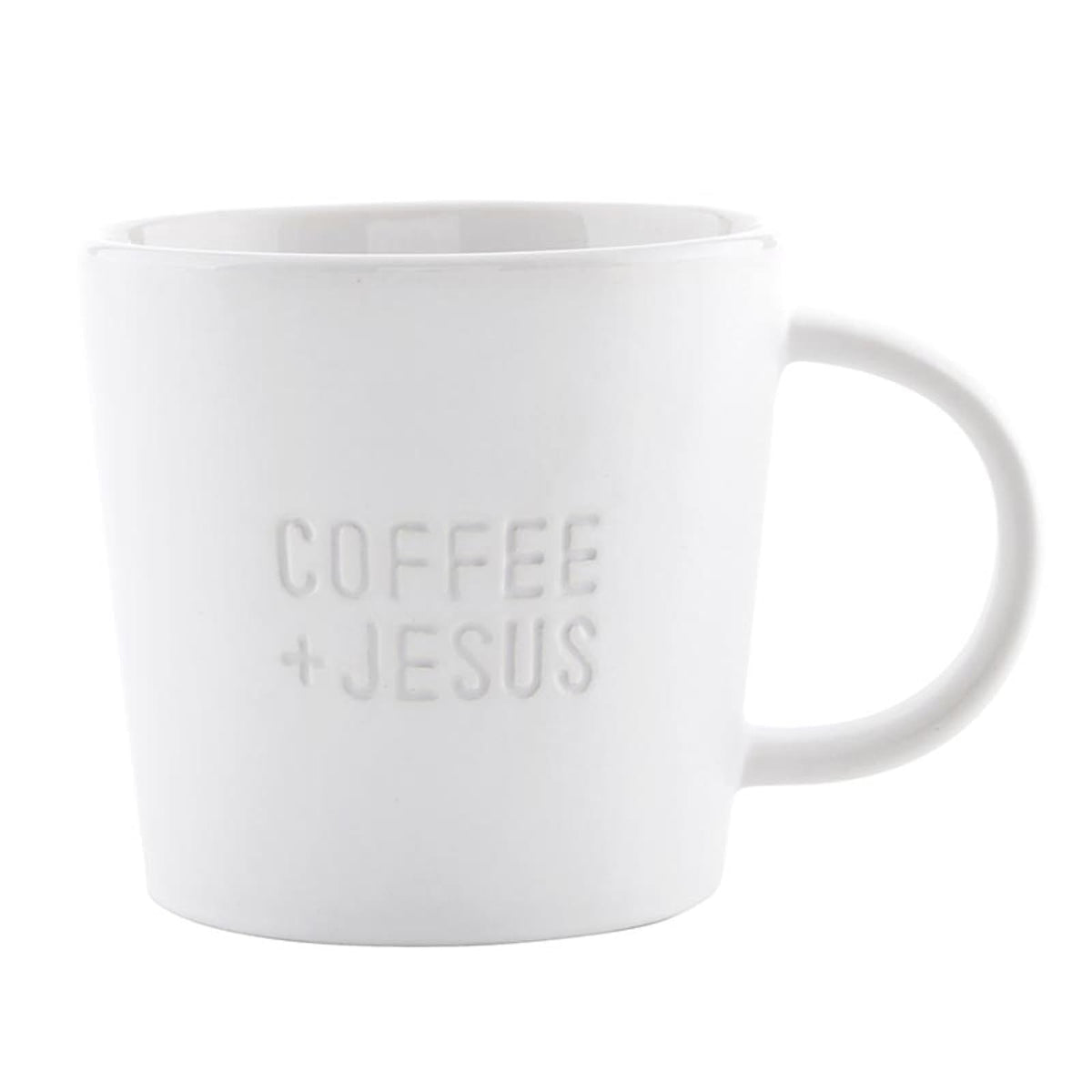 Santa Barbara Design Studio Drinking Cup, 14 Ounces, Coffee + Jesus