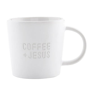 Santa Barbara Design Studio Drinking Cup, 14 Ounces, Coffee + Jesus