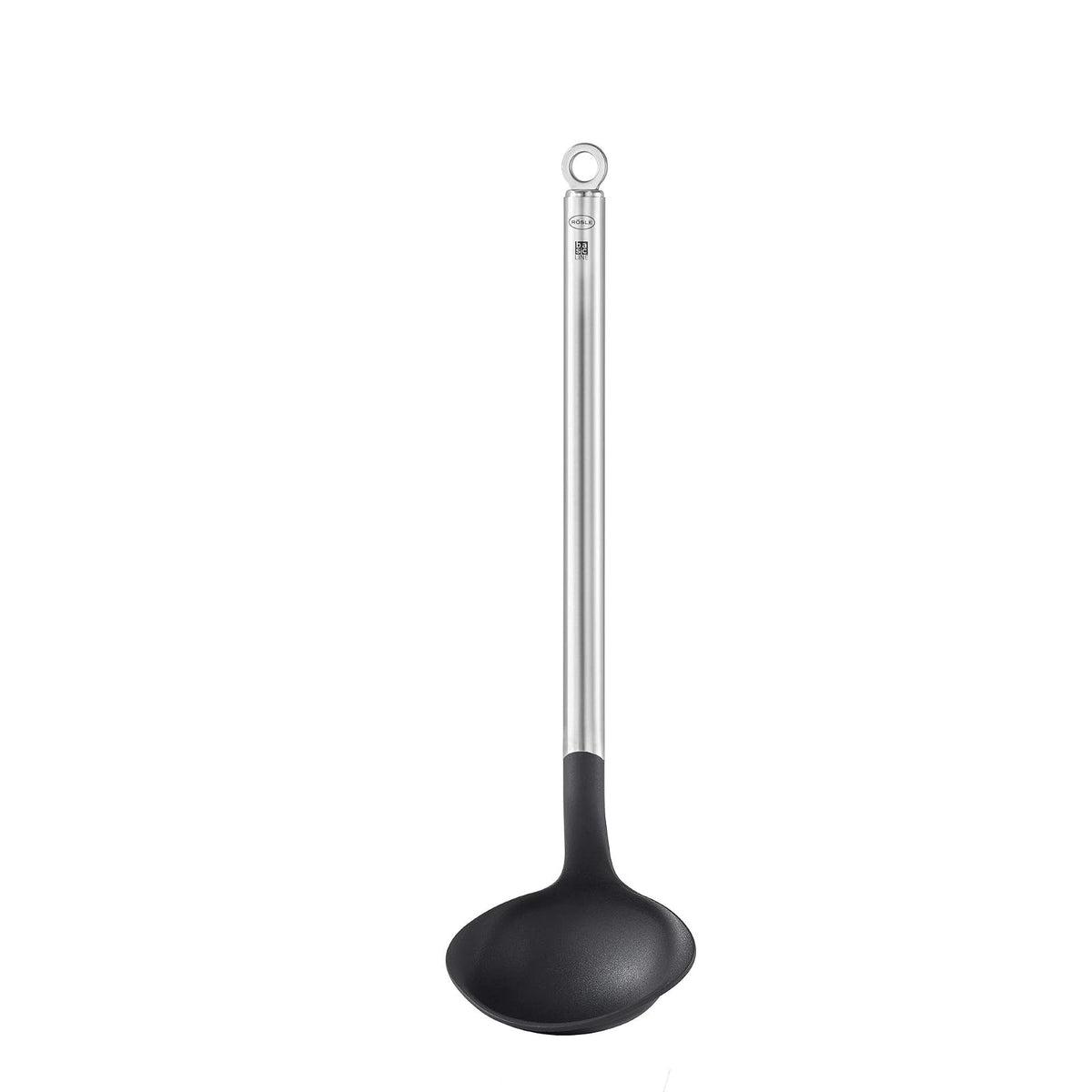 Rösle Spoon, Sauce Ladle, Black
