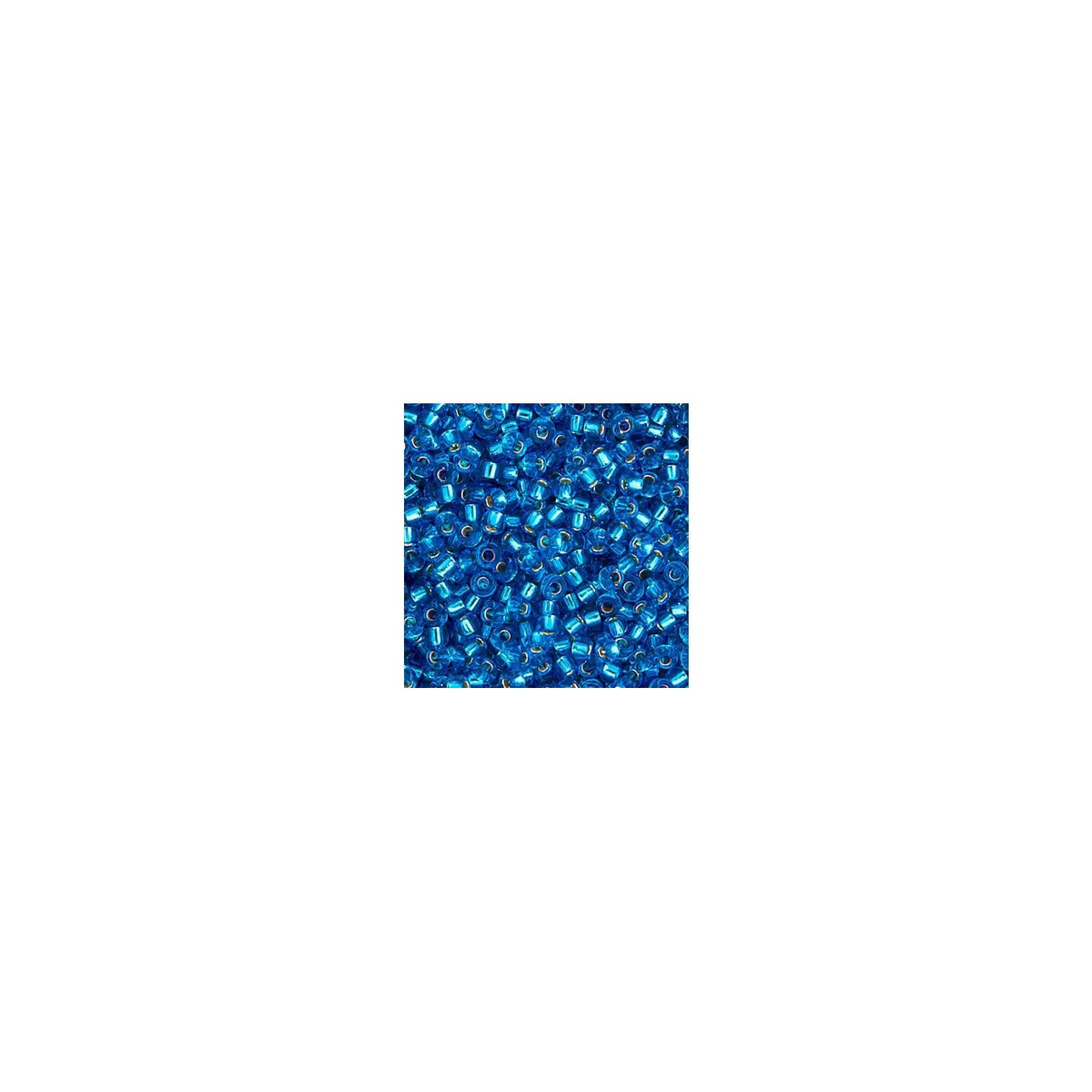 John Bead Craft Bead, 11/0, Sapphire Silver
