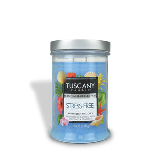 Tuscany Candle Candle, 18 oz, Blue