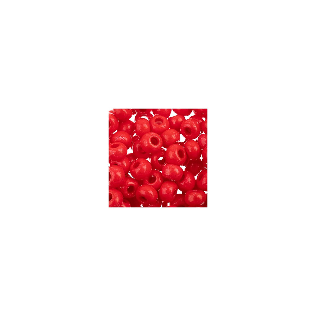 John Bead Craft Bead, 2/0, Red