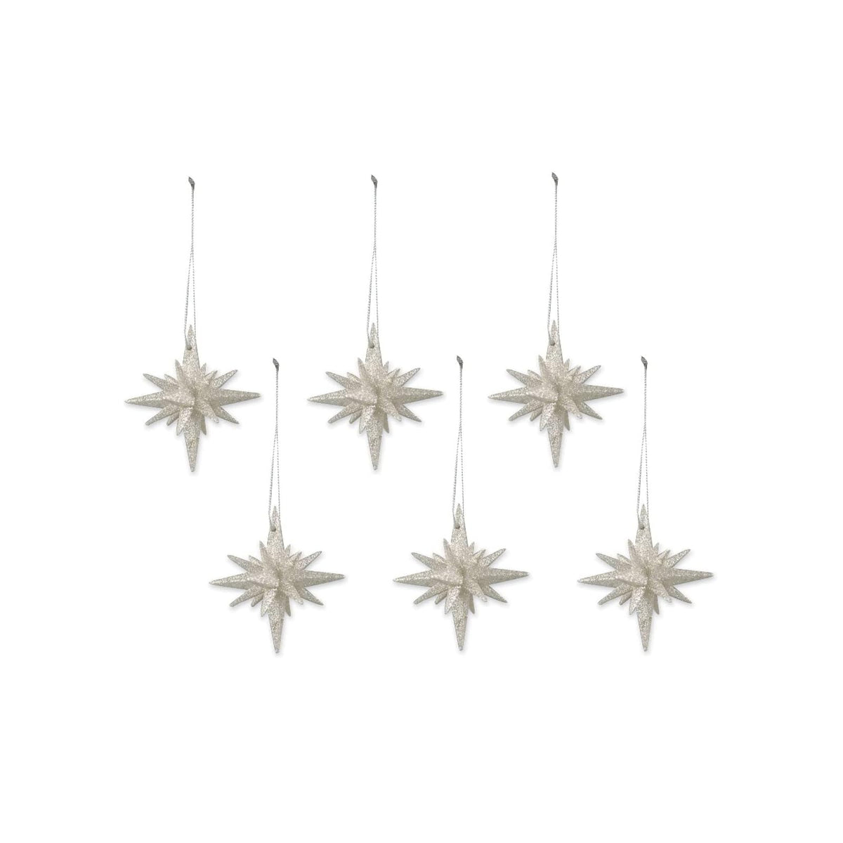 Bethany Lowe Hanging Ornament, 2.75 inches, Platinum