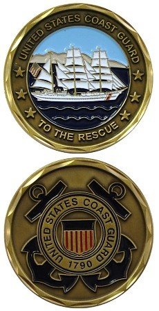 Eagle Crest Collectible Veteran Service Coast Guard Coin