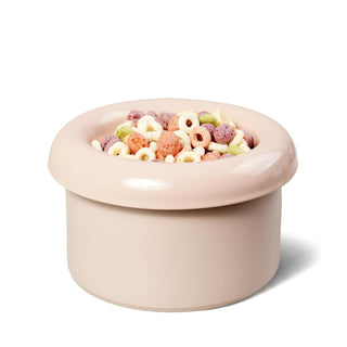 BOWLBOWL Pet Feeder, Donut 3.9" / Wet&Dry, Donut 3.9"-Pink
