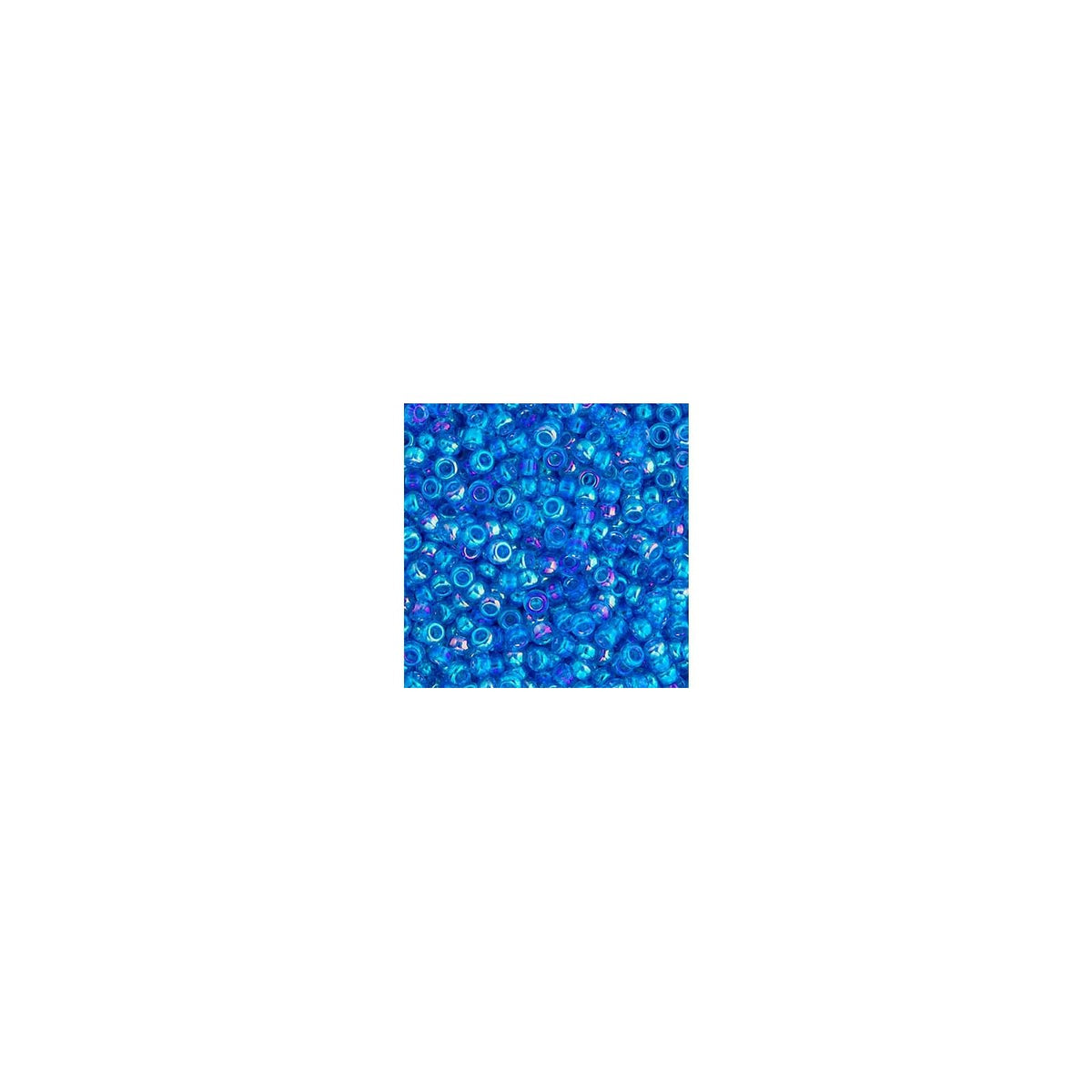 John Bead Craft Bead, Small, Blue Azure Transparent AB