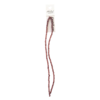 John Bead Craft Bead, 3mm x 4mm, Opaque Dark Purple