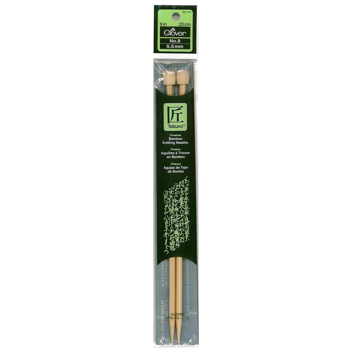 Clover 3011-09 Takumi 9-Inch Single Point, Size 9