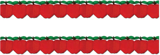 Beistle Tissue Apple Garland Party Accessory (1 count) (1/Pkg)