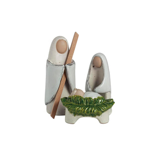 Mud Pie Figurine, mary and joseph approx 4" x 1 1/2" | jesus 2" x 3", Beige/Khak