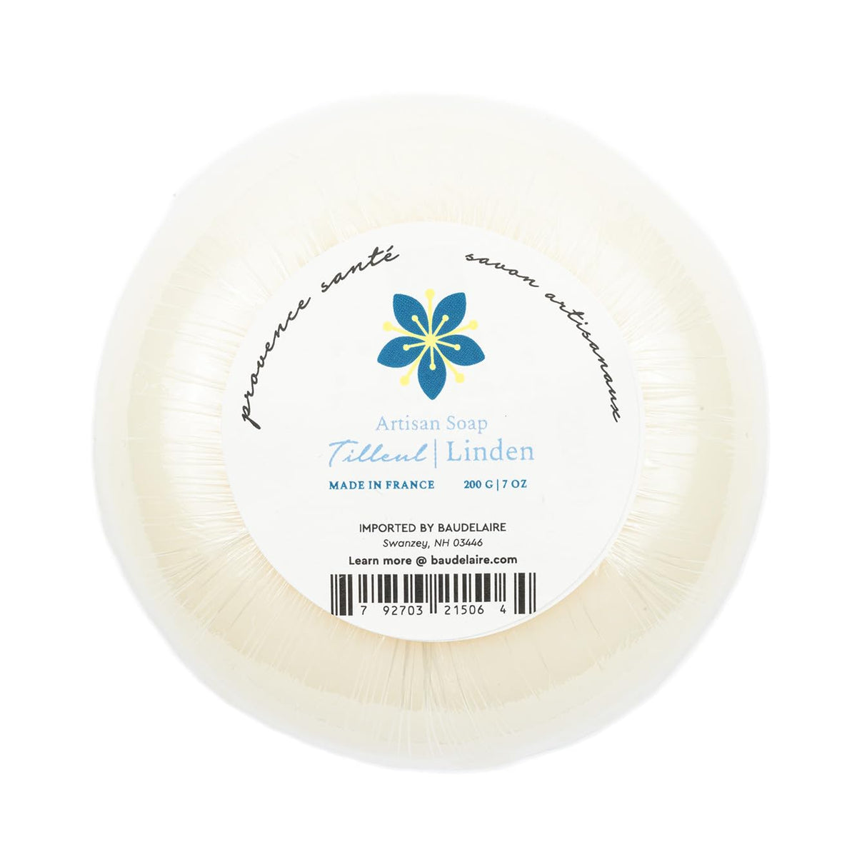 Baudelaire Provence Sante Linden 7 oz Bar Soap