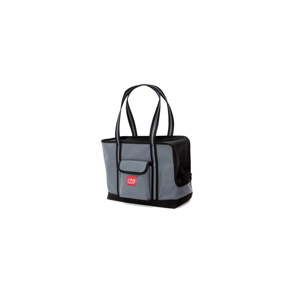 Manhattan Portage Animal Carrier, 14.0"L x 7.0"W x 12.0"H, BLK/GRY