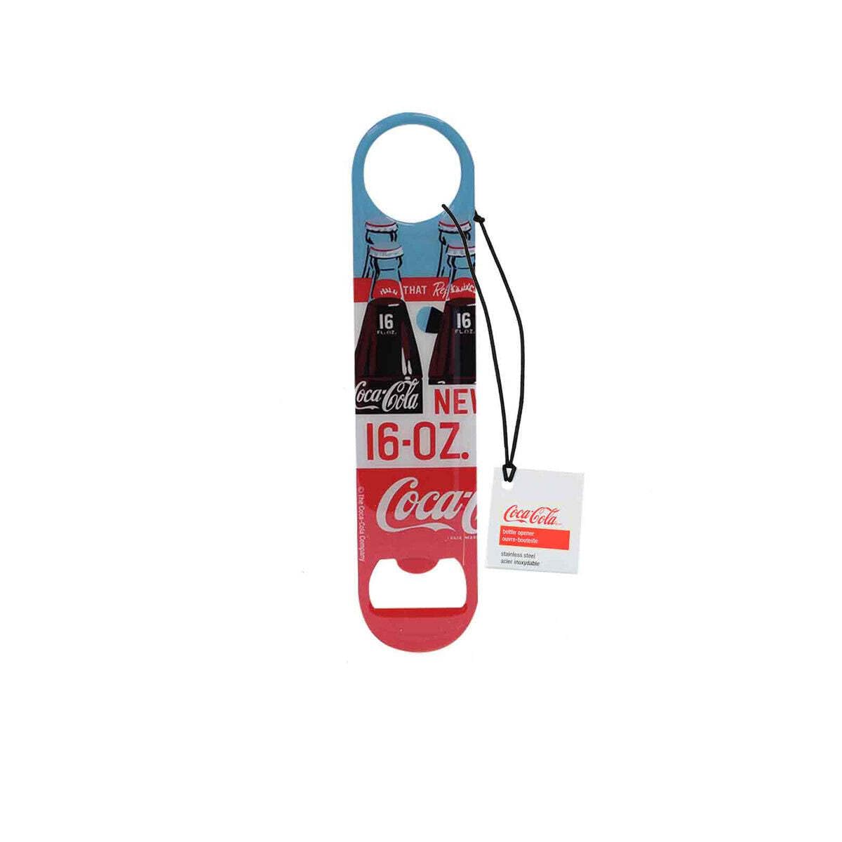 TableCraft's Coca-Cola Flat Metal Bottle Opener Graphic Red 6-Pack