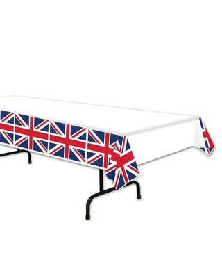 Beistle Union Jack Design Holiday Tablecover