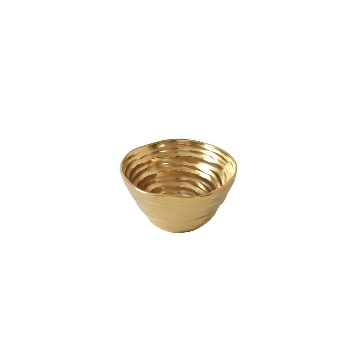 Pampa Bay Dishware Place Setting, Small, Matte Gold