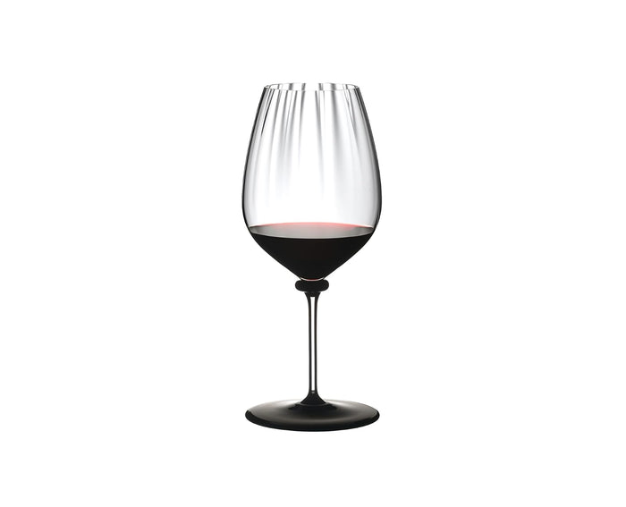 Riedel 4884/0 N Fatto A Mano Performance Cabernet Wine Glass, 29 oz, Black Base