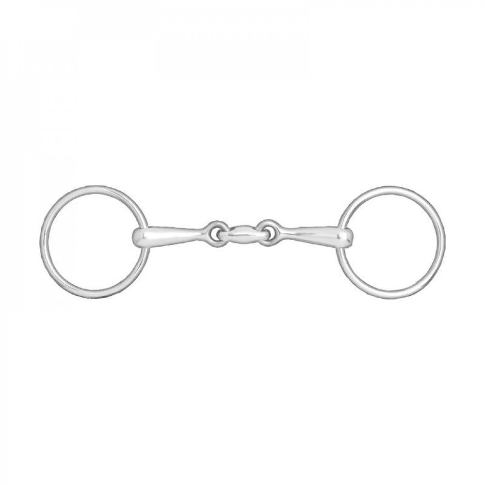 HORZE Lozenge Link Loose Ring Snaffle Bit - 13mm Width - 5