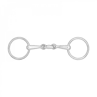 HORZE Lozenge Link Loose Ring Snaffle Bit - 13mm Width - 5