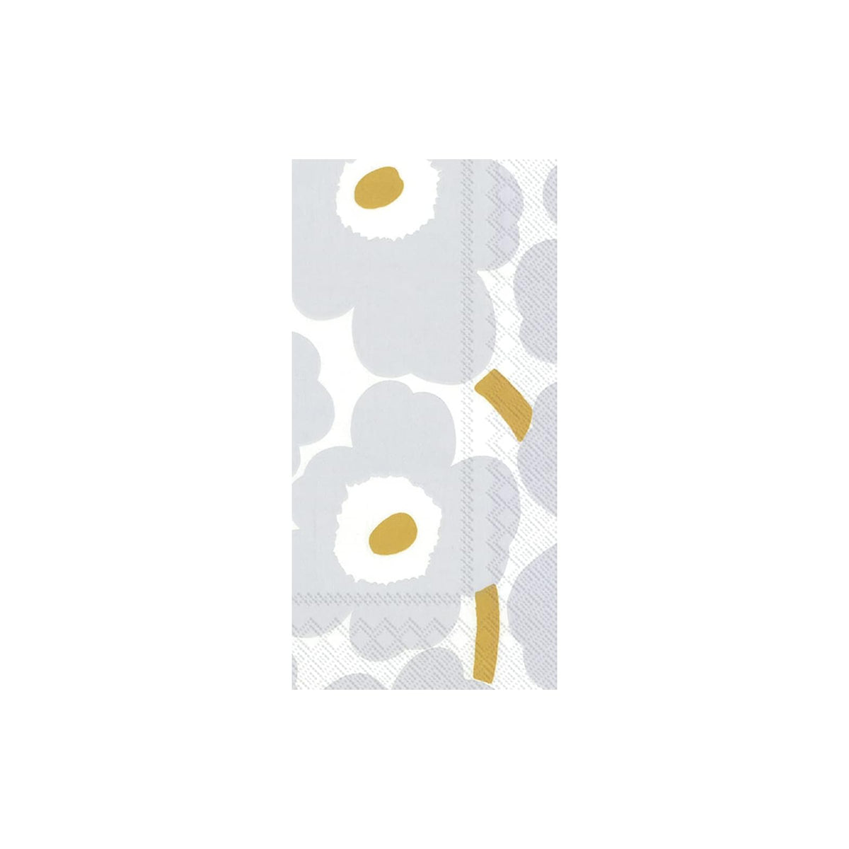 ihr SINCE 1977 Disposable Napkin, Dinner, Unikko White Silver