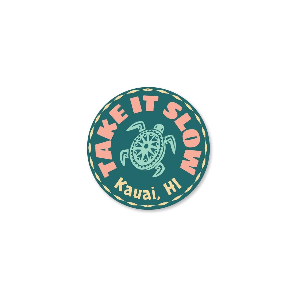 Lizton Sign Shop Decorative Signage, a) 12-inch Circle, Green