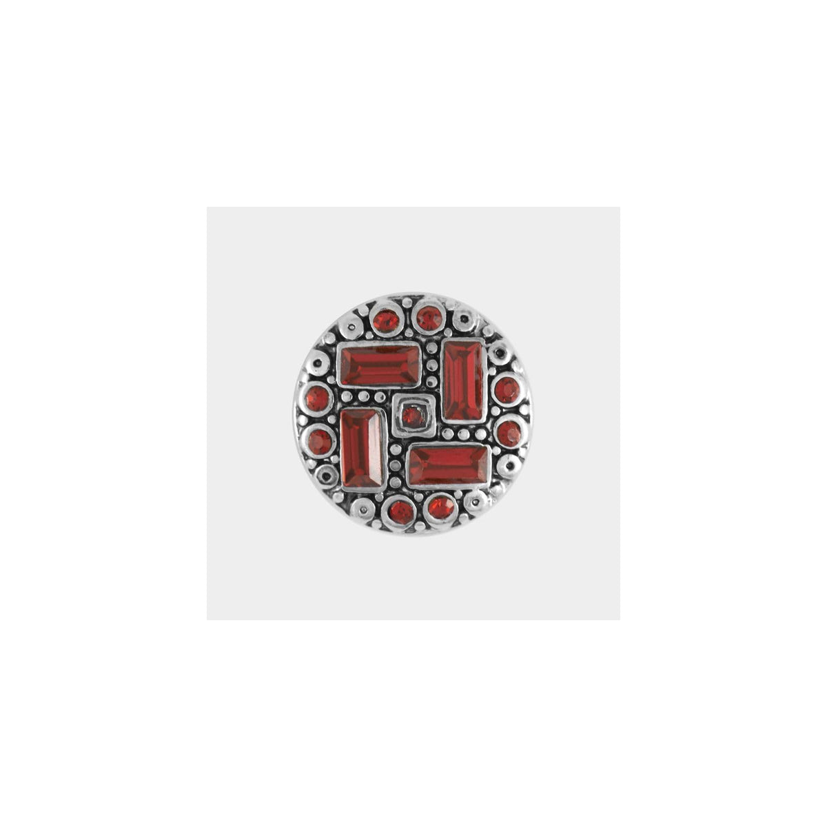 Ginger Snaps Charm, 12mm, Red