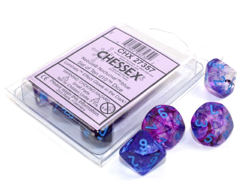 Chessex Game Dice, 16mm, Various