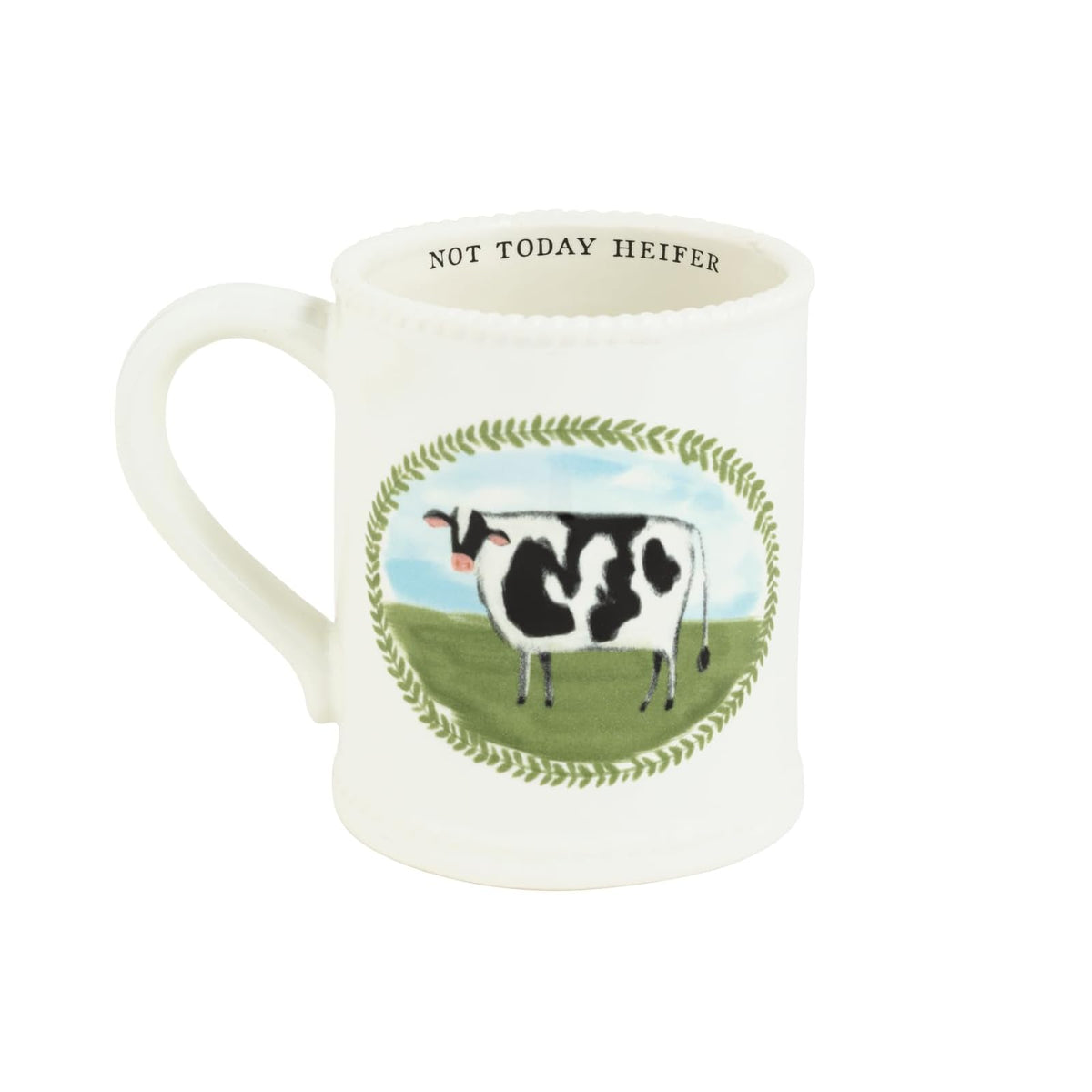 Mud Pie Drinking Cup, 15 Ounces, White