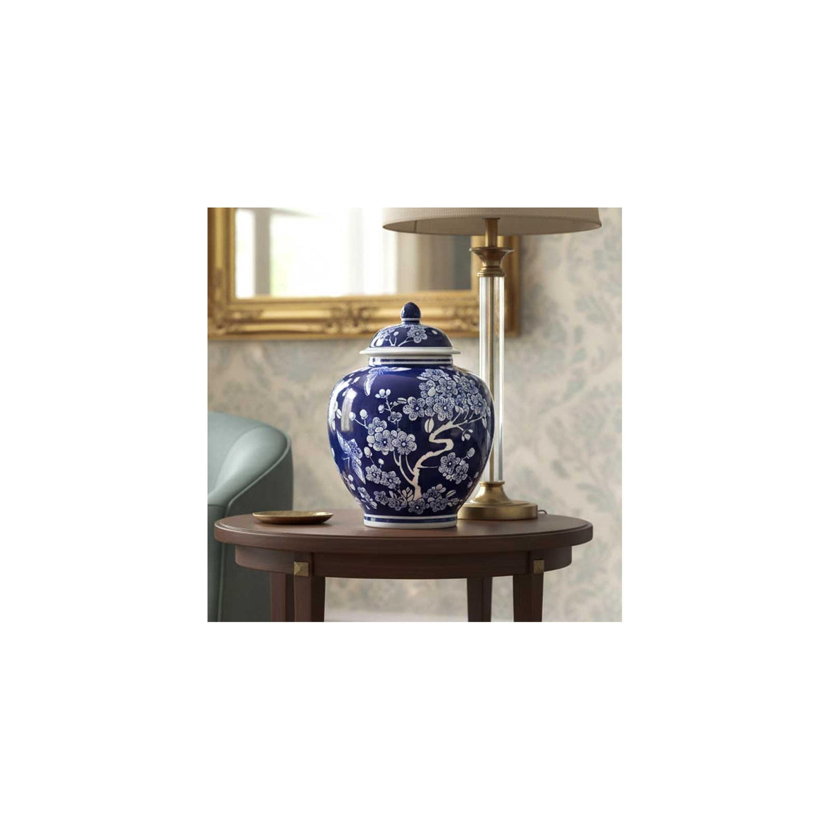 Galt International Jar, 67.6 Ounces, Dark Blue