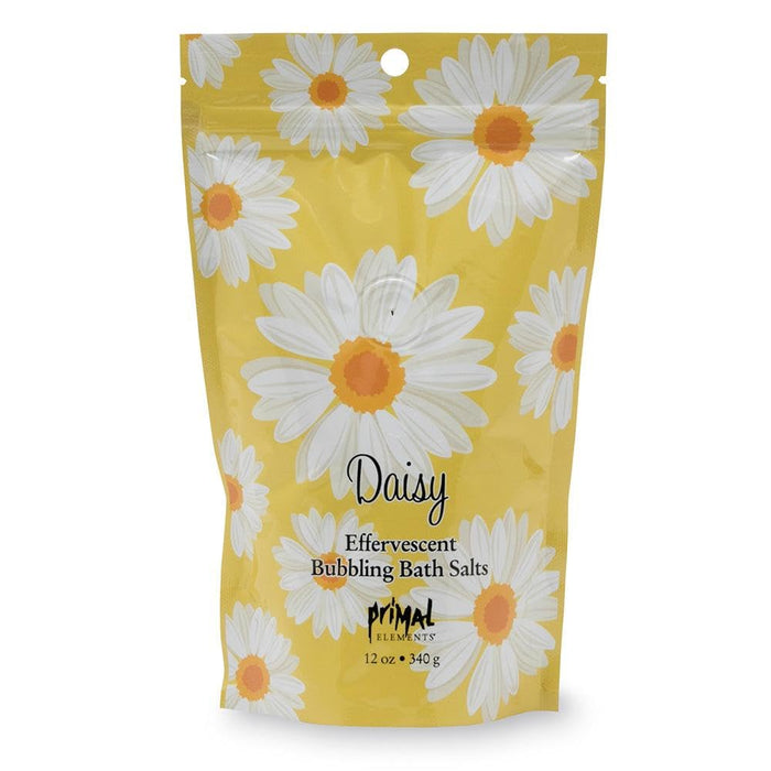 Primal Elements Daisy Bubbling Bath Salts, 12 Ounce
