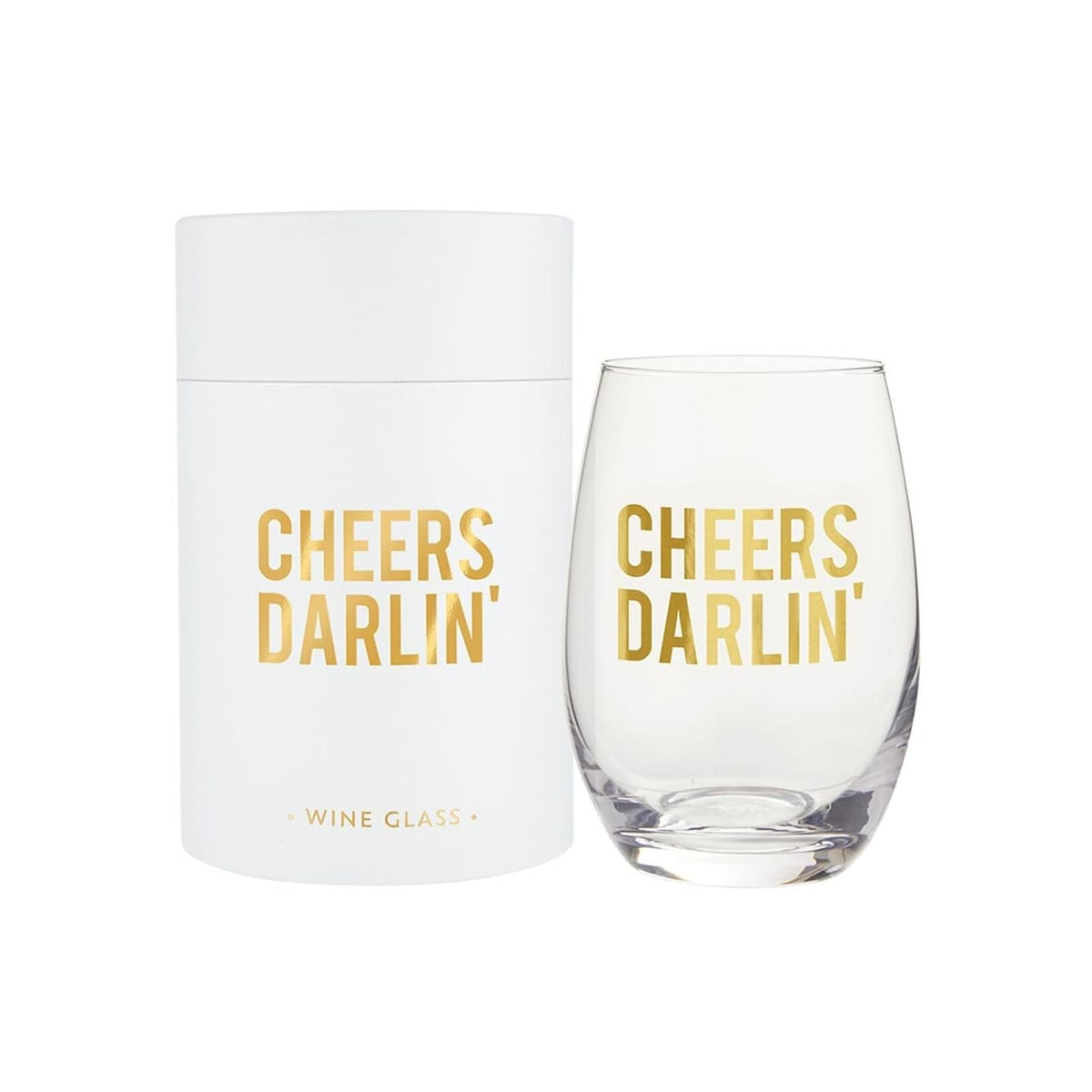 Santa Barbara Design Studio Drinking Cup, 17 Ounces, Cheers Darlin'