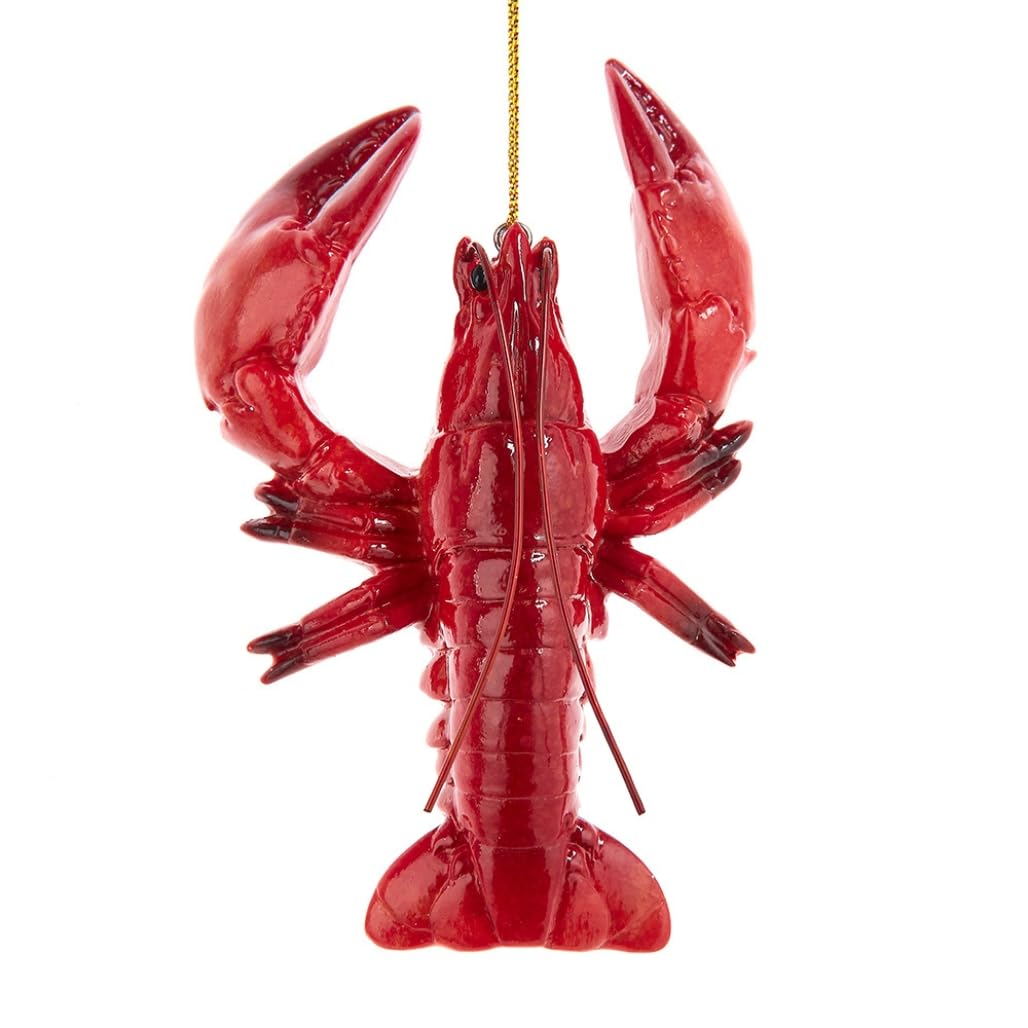 Kurt Adler Hanging Ornament, 4.5", Red