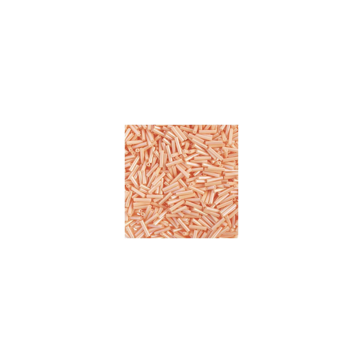 John Bead Craft Bead, Small, Salmon Opaque Semi-Matte