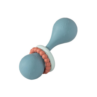 Mary Meyer Baby Rattle, 5-Inches, Slate Blue