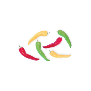 Boston International Artificial Plant, Set of 6, Chili Peppers