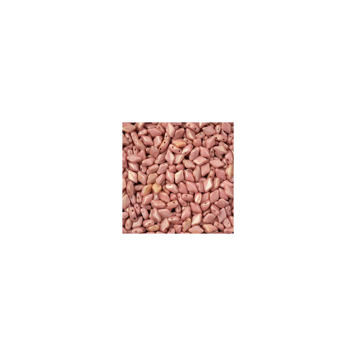 John Bead Craft Bead, Chalk Red Luster