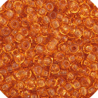 John Bead Craft Bead, 11/0, Transparent Topaz