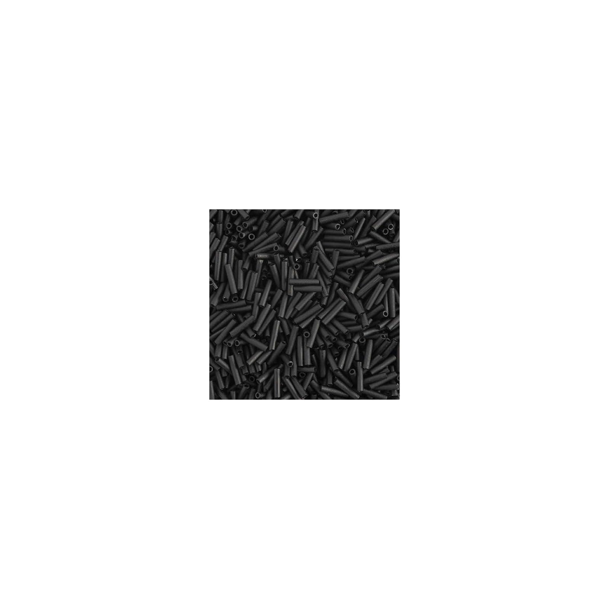 John Bead Craft Bead, Small, Black Matte