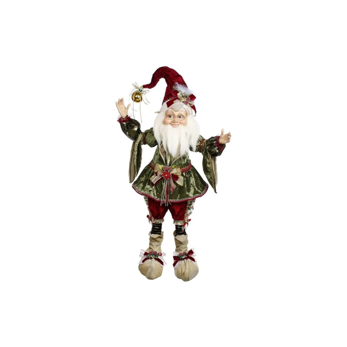 Mark Roberts Figurine, Small, Red, Green