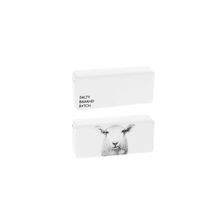 Pavilion Gift Company Food Shaker, 3.5 Inch, White, Gray, Black