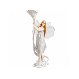 Comfy Hour Candle Holder, 14.8 inches, White