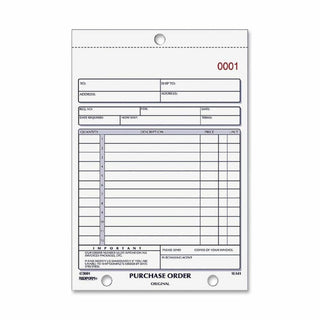Rediform Purchase Order Book, 5.5 x 7.875 Inches, 50 Pages (1L140)
