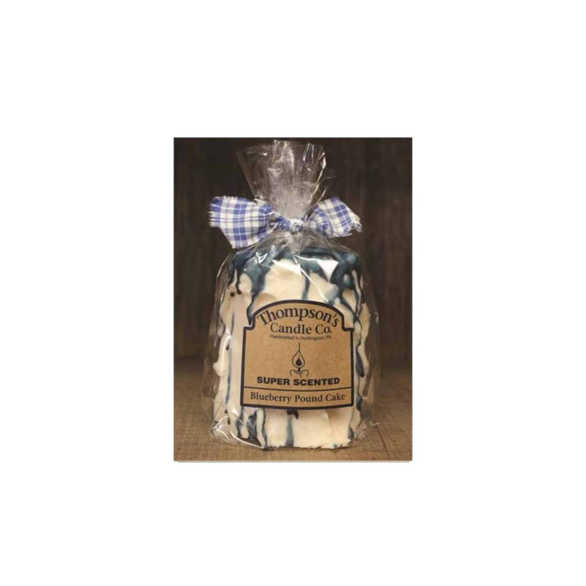 Thompson's Candle Co. Candle, Large, Blue