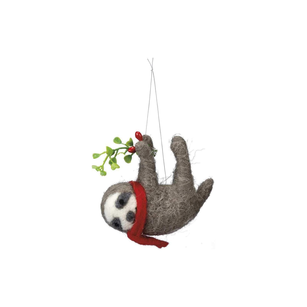 Primitives by Kathy Hanging Ornament, 4 1/4 x 3 1/4 x 1 1/2 inches, Grey