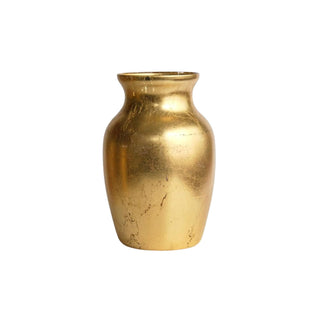 Red Pomegranate Vase, One Size, Gold